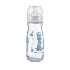 Пляшечка для годування скляна BEBE CONFORT Emo 270ml T1 FF