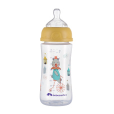 Пляшечка для годування BEBE CONFORT Emo pp 270 ml T1 FF жовта
