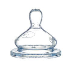 Силіконова соска BEBE CONFORT Emotion 2шт розмір S0 перший прикорм широка основа