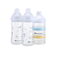 Набір для годування BEBE CONFORT Emotion Physio 270ml 2шт білі з диспенсером Urban Garden