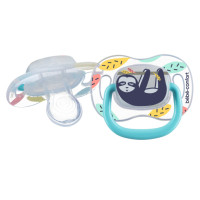 Пустышка силиконовая с поворотной базой BEBE CONFORT 2 шт 6/36 Lazy Sloth