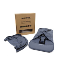 Набір текстилю до коляски Hamilton by Yoop X1 Plus Indigo Blue