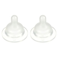 Силиконовая соска для бутылочки для кормления Difrax S-bottle Wide XL (2шт)