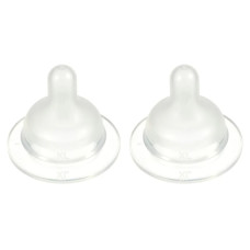 Силіконова соска до пляшечки для годування Difrax S-bottle Wide XL (2шт)