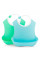 Комплект нагрудників Twistshake Pastel Blue/Green (2шт) 4+ міс