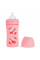 Скляна антиколікова пляшечка із силіконовою соскою 260мл Twistshake Pastel Pink