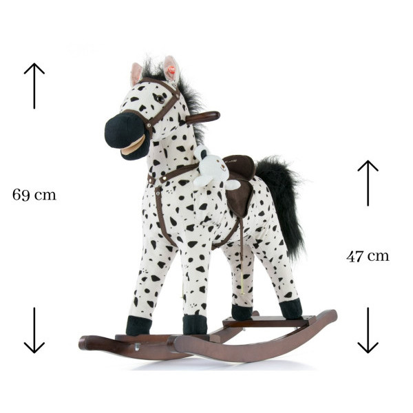 Коник-гойдалка Milly Mally Mustang Black Dot