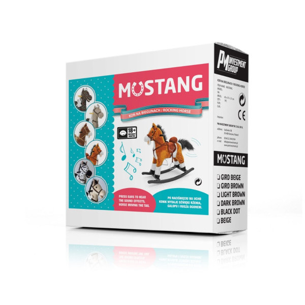 Коник-гойдалка Milly Mally Mustang Black Dot