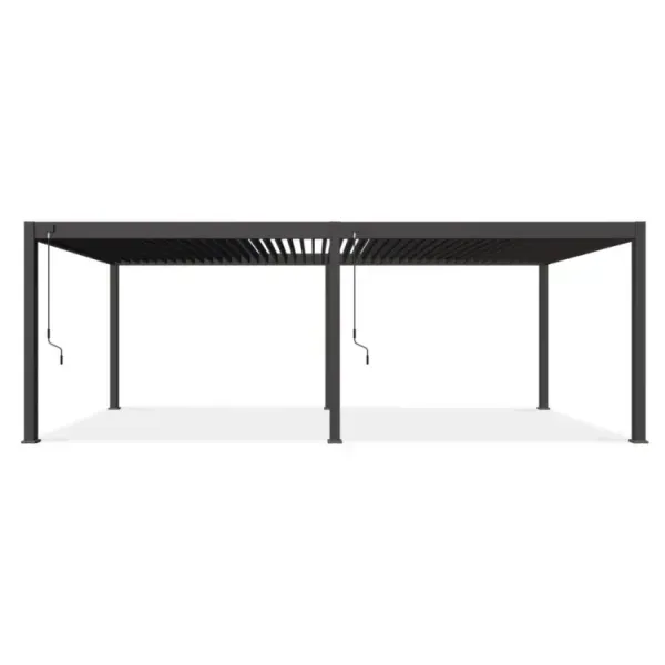 Пергола террасная садовая Gutroof 3.6x7.2 DELUXE Anthracite