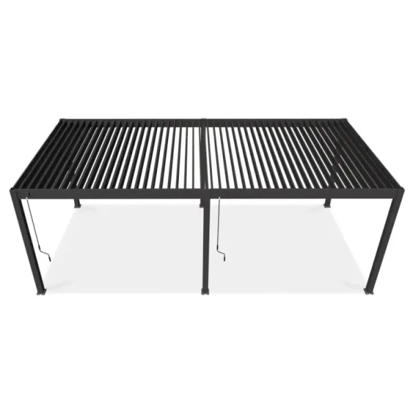Пергола террасная садовая Gutroof 3.6x7.2 DELUXE Anthracite