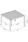 Пергола террасная садовая Gutroof DELUXE 3,6x4 Anthracite