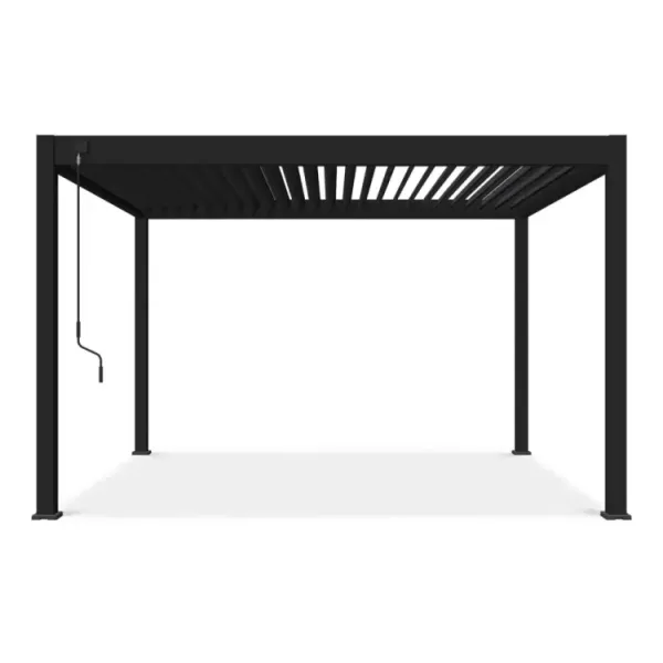 Пергола террасная садовая Gutroof DELUXE 3,6x4 Anthracite