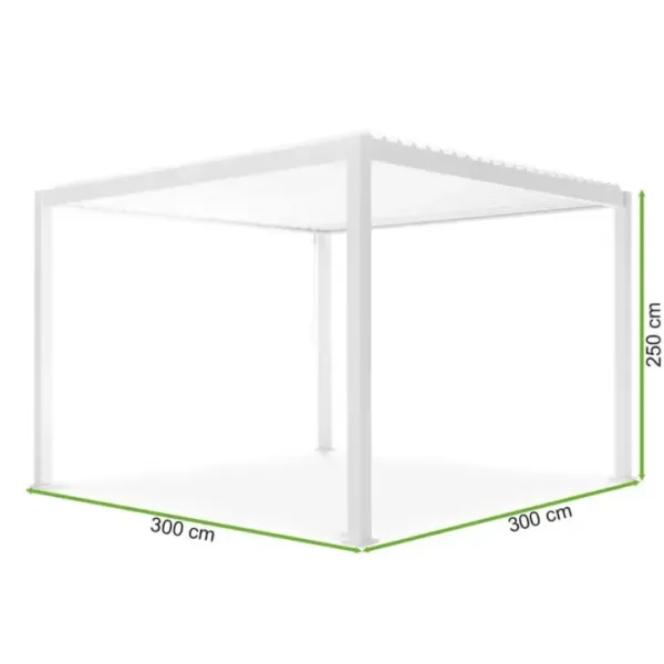 Пергола террасная садовая Gutroof Premium 3x3