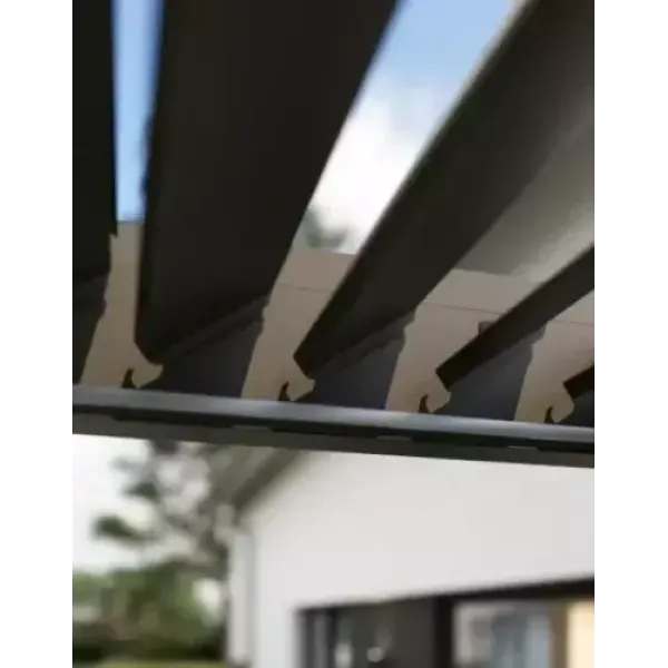 Пергола терасна Gutroof ELEGANCE AUTOMATIC 3x4 з LED підсвічуванням