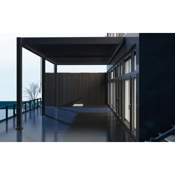Пергола терасна пристінна Gutroof ELEGANCE WALL 3x6