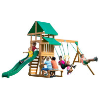 Дерев'яний дитячий майданчик Step2 Backyard Discovery Belmont 6в1 B2001039