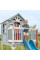 Деревянный домик на детской площадке Step2 с горкой и песочницей Backyard Discovery B2102323