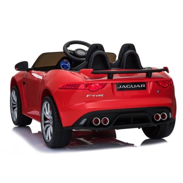 Дитячий електромобіль LEANToys Jaguar F-Type Red Лакований