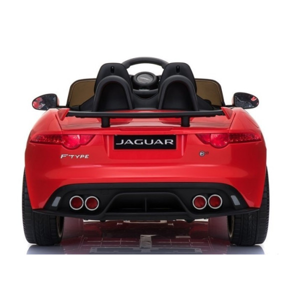 Дитячий електромобіль LEANToys Jaguar F-Type Red Лакований