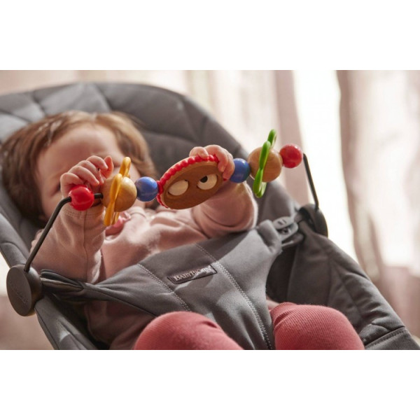 Шезлонг BabyBjorn Bliss Cotton + іграшка