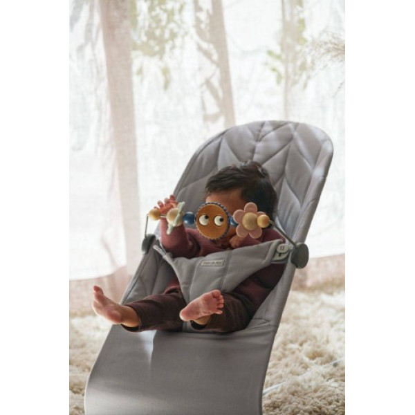 Шезлонг BabyBjorn Bliss Cotton + іграшка