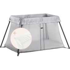 Манеж дитячий BabyBjorn Travel Crib Light + простирадло