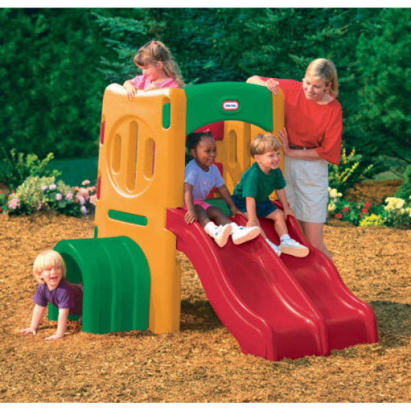 Детская игровая площадка Little Tikes с двойной горкой 4261