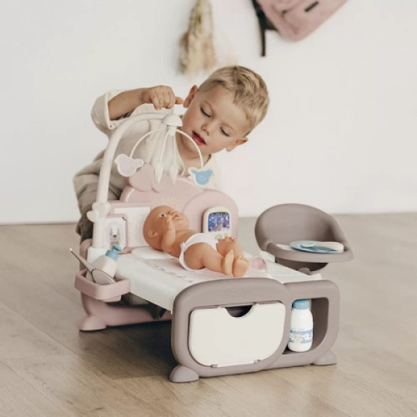 Детский электронный набор Smoby по уходу за куклой +19акс. 220379