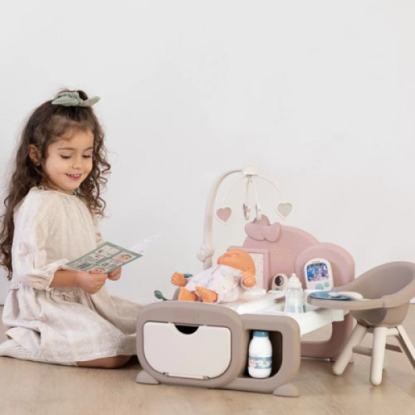 Детский электронный набор Smoby по уходу за куклой +19акс. 220379