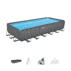 Каркасний басейн Bestway 732x366x132cm 7в1 561KG