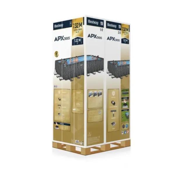 Каркасний басейн Bestway 732x366x132cm 7в1 561KG