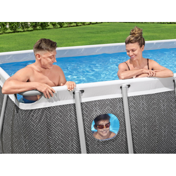 Каркасний басейн Bestway 488x244x122cm10w1 561MB