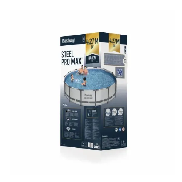 Каркасний басейн Bestway 427x84 3w1 56595