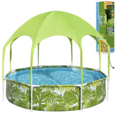 Каркасний басейн Bestway 244x51 cm з навісом 56432