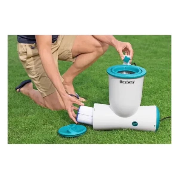Фільтруючий насос для басейну Bestway зі скімером Skimatic FlowClear 3974l/h 58469