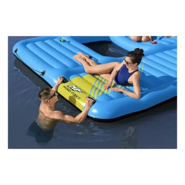 Надувний матрац Bestway Hydro-Force на 5 людей 365x295x77cm 43728