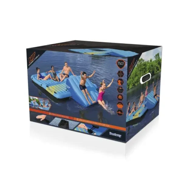 Надувний матрац Bestway Hydro-Force на 5 людей 365x295x77cm 43728