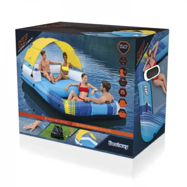 Надувний матрац Bestway на 4 людей 305x186x58cm 43645