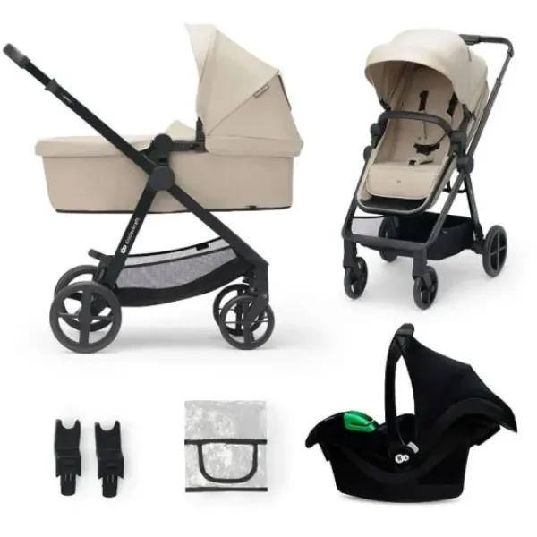 Коляска 3в1 Kinderkraft Newly Mink Pro