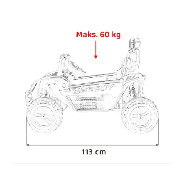 Электромобиль Ramiz Buggy SPEEDY 4x4