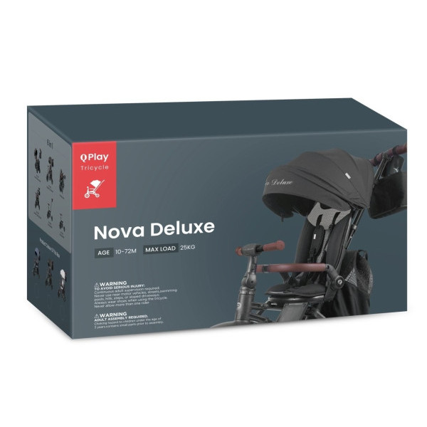 Триколісний велосипед Qplay Nova Deluxe