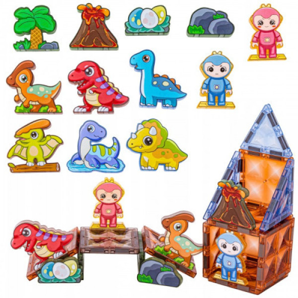 Магнитный конструктор 3D Woopie 124эл.