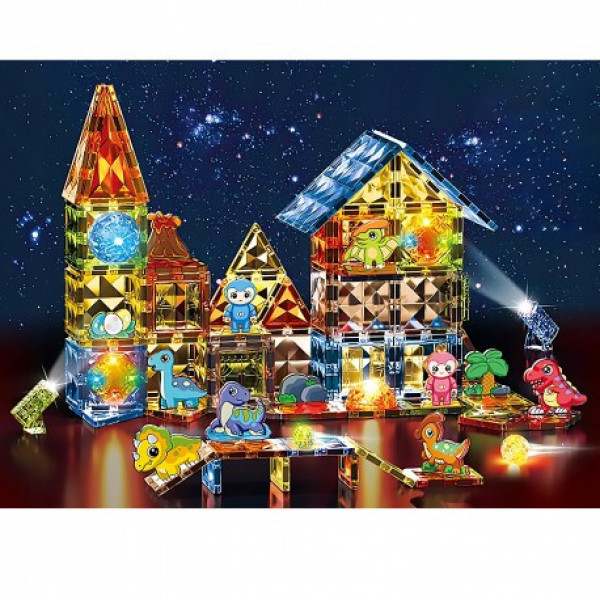 Магнитный конструктор 3D Woopie 124эл.