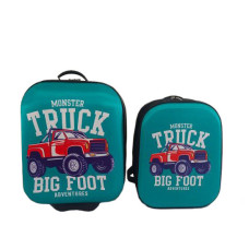 Набір валіза + рюкзак Nickelodeon MONSTER TRUCK BC-ZIE-003