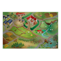 Ігровий мат Nickelodeon 100X150 Латексний 3D ефект