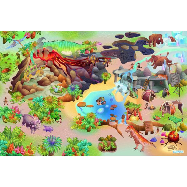 Игровой мат Nickelodeon 100X150 Латексный 3D эффект