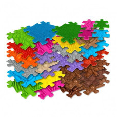 Ортопедичний сенсорний килимок Woopie Royal Puzzle, 26 ел. + 4 маленьких