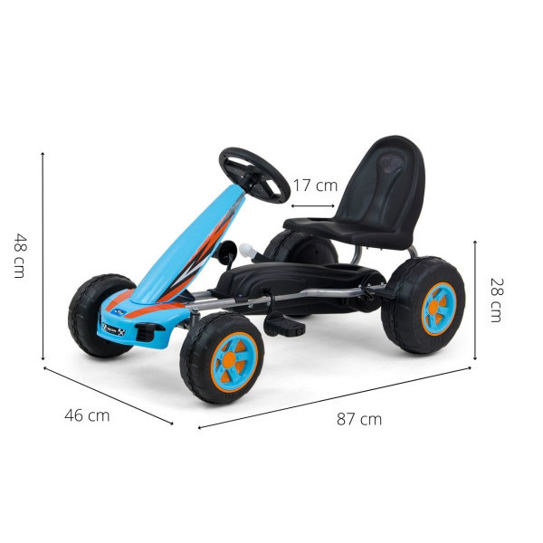 Велокарт Milly Mally Gokart на педали Viper