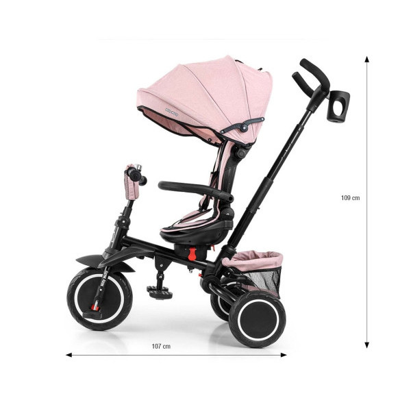Триколісний велосипед Milly Mally Stanley Rubber New
