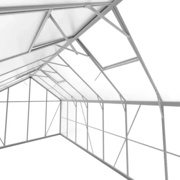 Садова теплиця-парник з полікарбонату Cultivo Slide-In NEW 244x490cm
